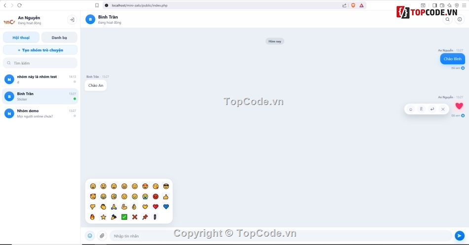 web,web chat,realtime